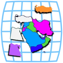 Middle East (Gulf) Map Puzzle